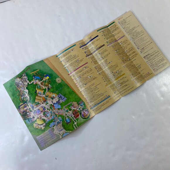 Disney Hollywood Studios Japanese English 50th Anniversary Map Sorcerer Mickey - Picture 4 of 12